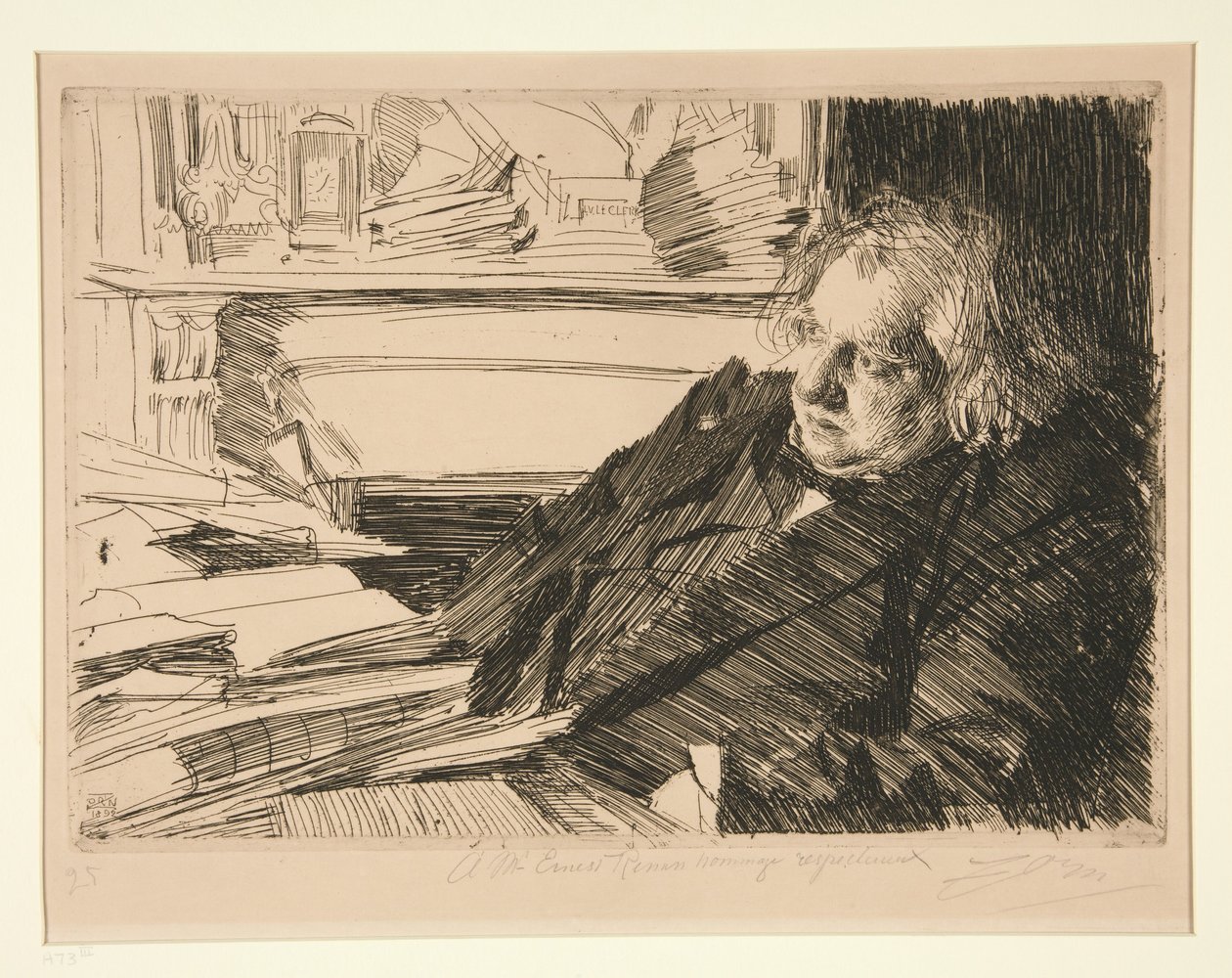 Ernest Renan tekijältä Anders Zorn