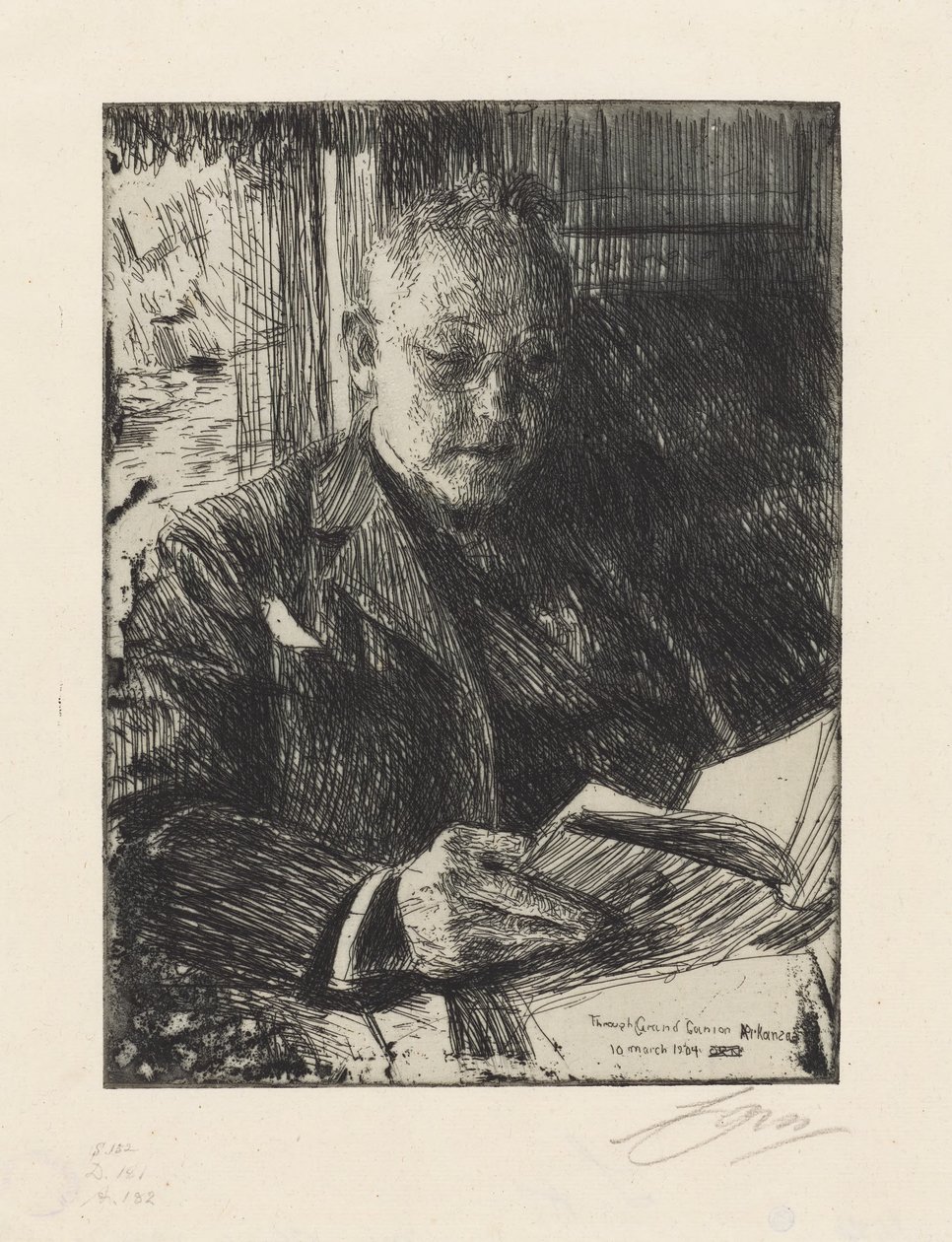 Matkatoveri, herra Ch. Deering tekijältä Anders Zorn