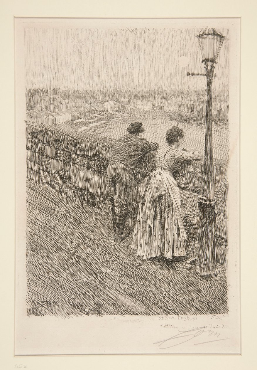Kalastaja St. Ivesissä tekijältä Anders Leonard Zorn