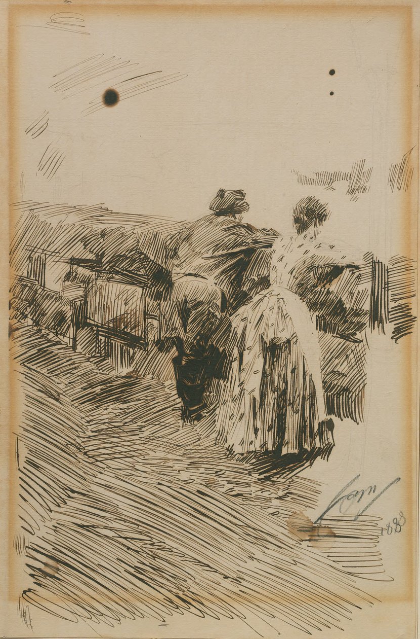 Kalastaja St Ivesissä tekijältä Anders Zorn