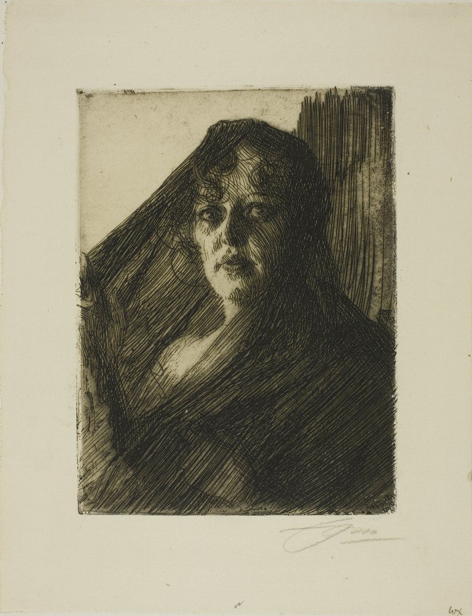 Gerda Lundequist tekijältä Anders Leonard Zorn