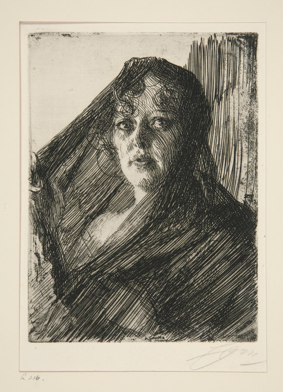 Gerda Lundequist tekijältä Anders Leonard Zorn