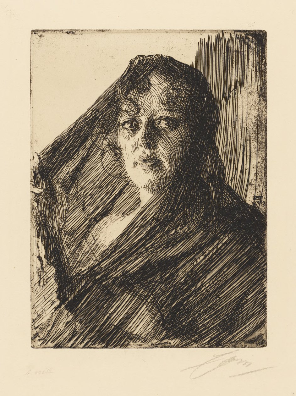 Gerda Lundequist tekijältä Anders Zorn