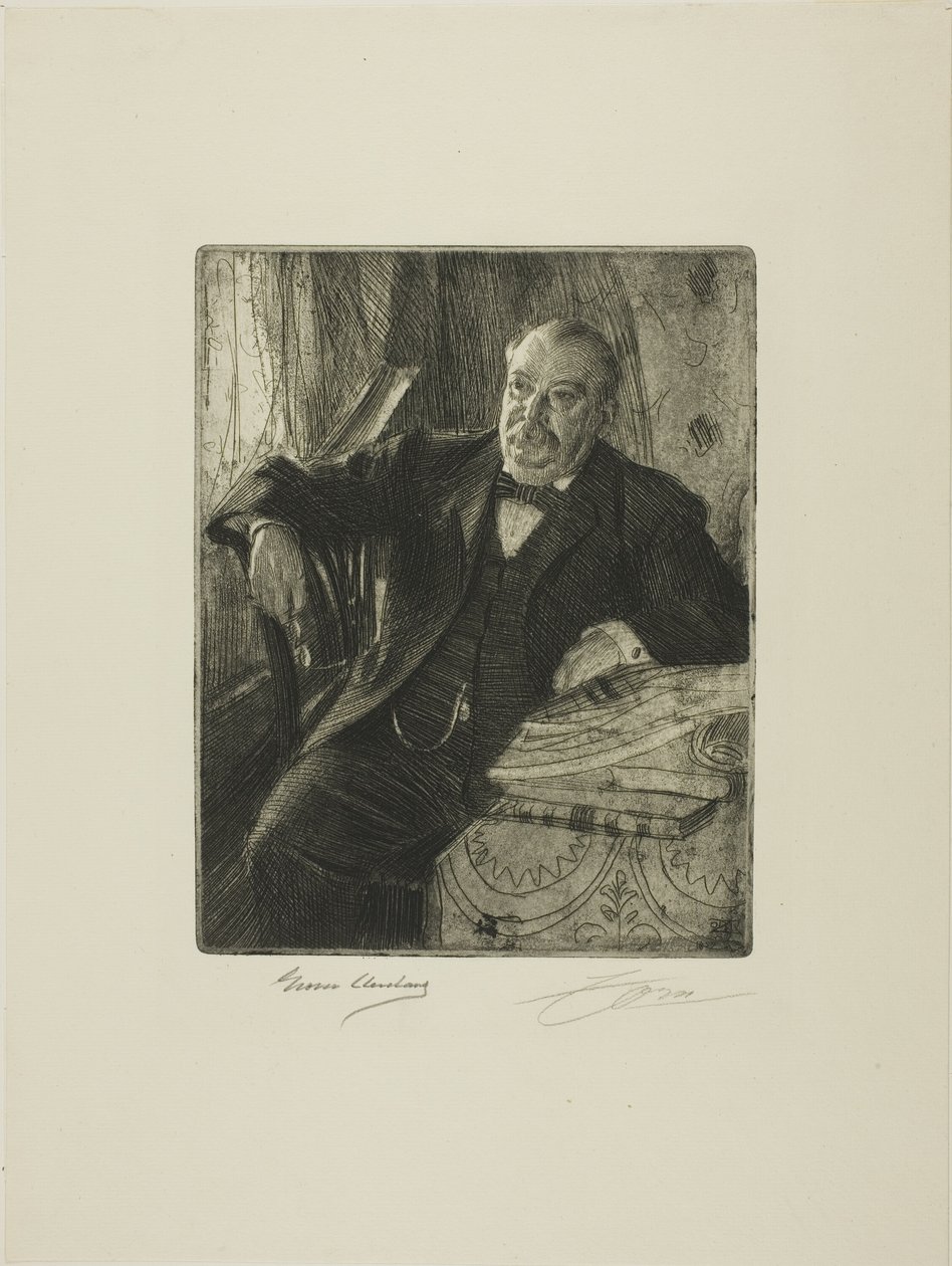 Grover Cleveland I tekijältä Anders Leonard Zorn
