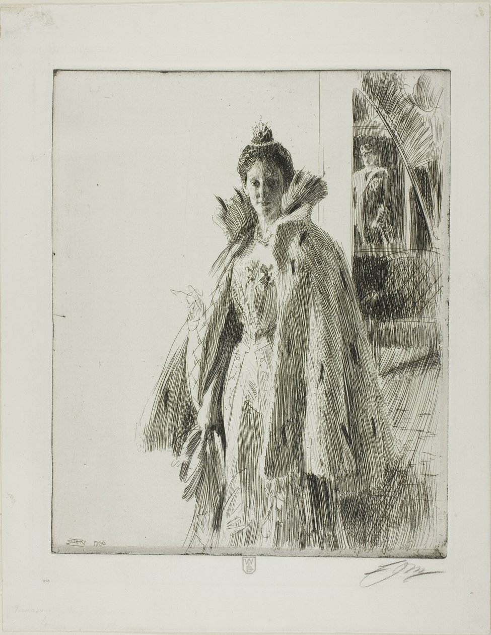 H. R. H. Ruotsin prinsessa Ingeborg I tekijältä Anders Leonard Zorn