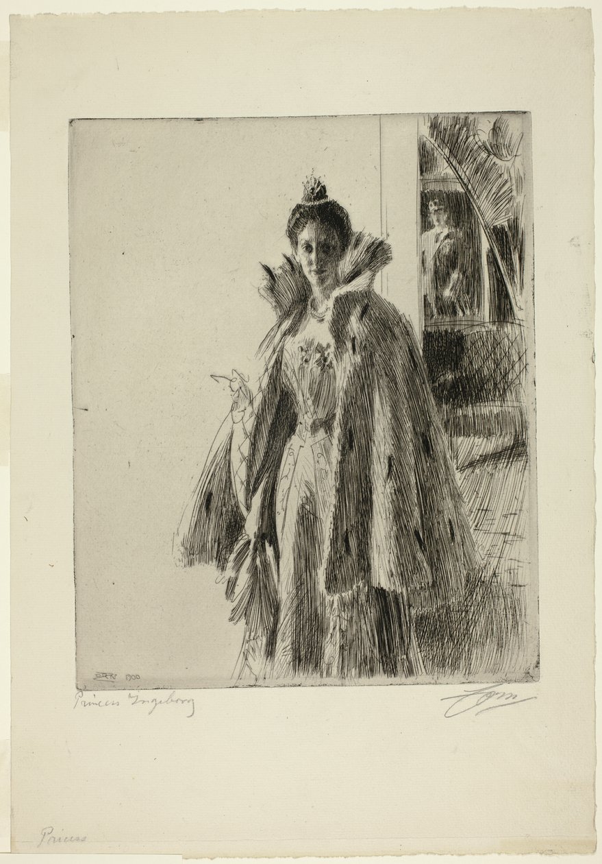 H. R. H. Ruotsin prinsessa Ingeborg I tekijältä Anders Leonard Zorn