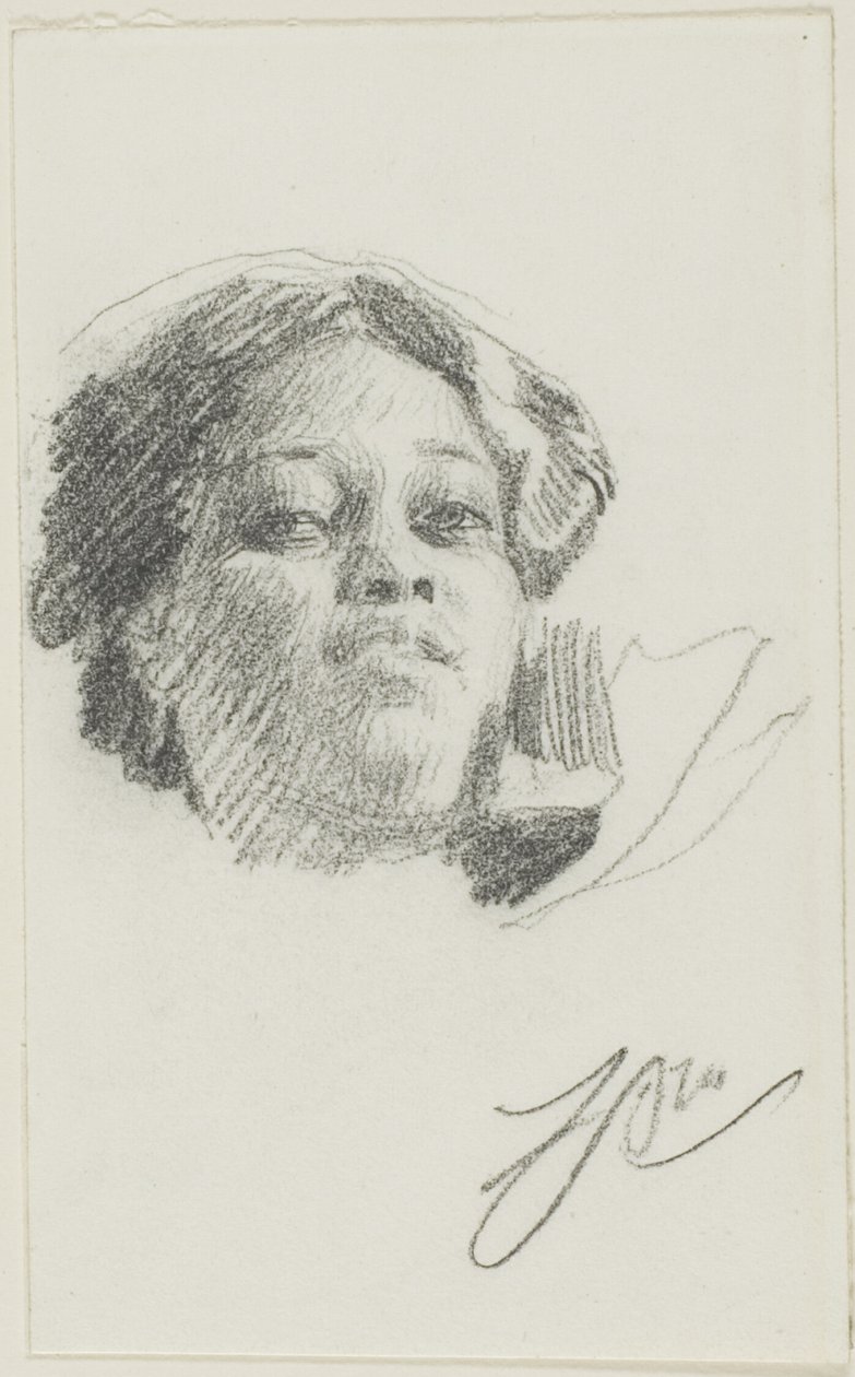 Naisen pää tekijältä Anders Zorn