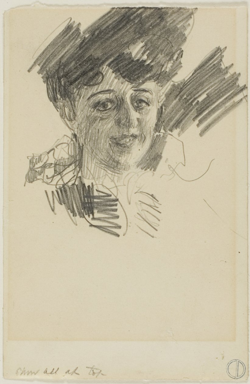 Naisen pää tekijältä Anders Zorn