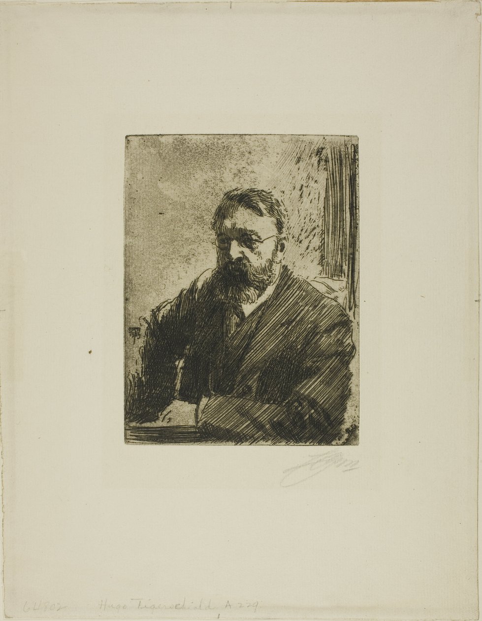 Hugo Tigerschiöld tekijältä Anders Leonard Zorn