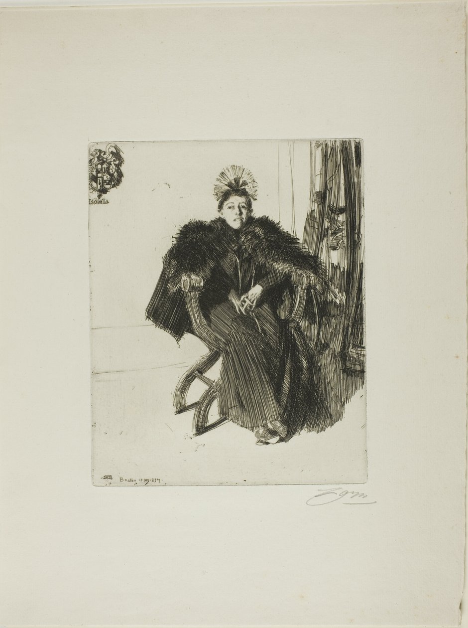 Isabella Gardner tekijältä Anders Leonard Zorn