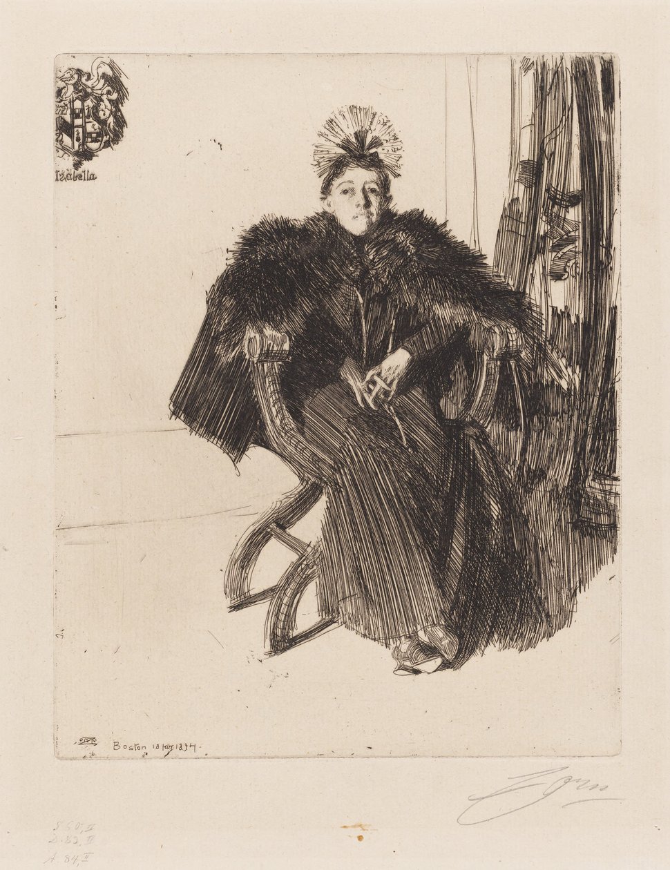 Isabella Gardner tekijältä Anders Zorn