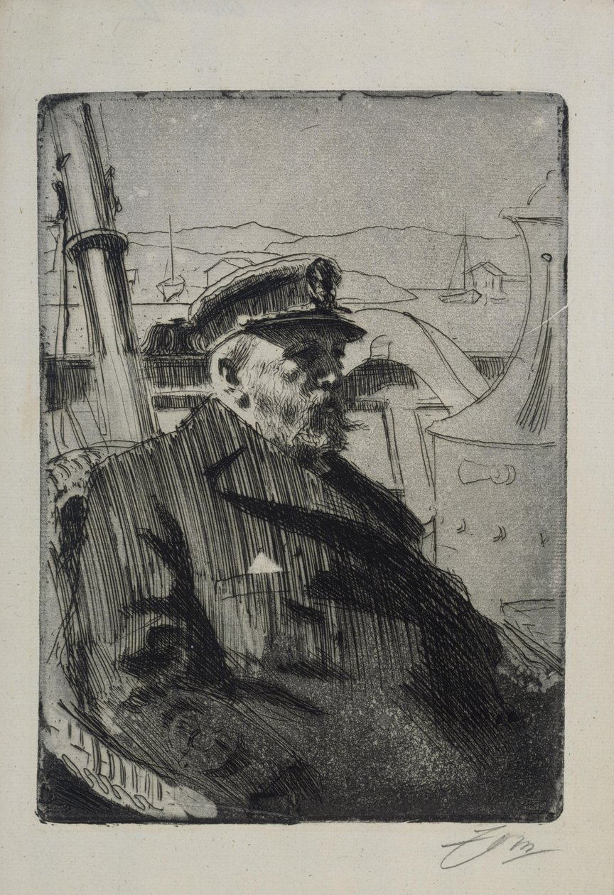 Ruotsin kuningas Oskar II tekijältä Anders Zorn