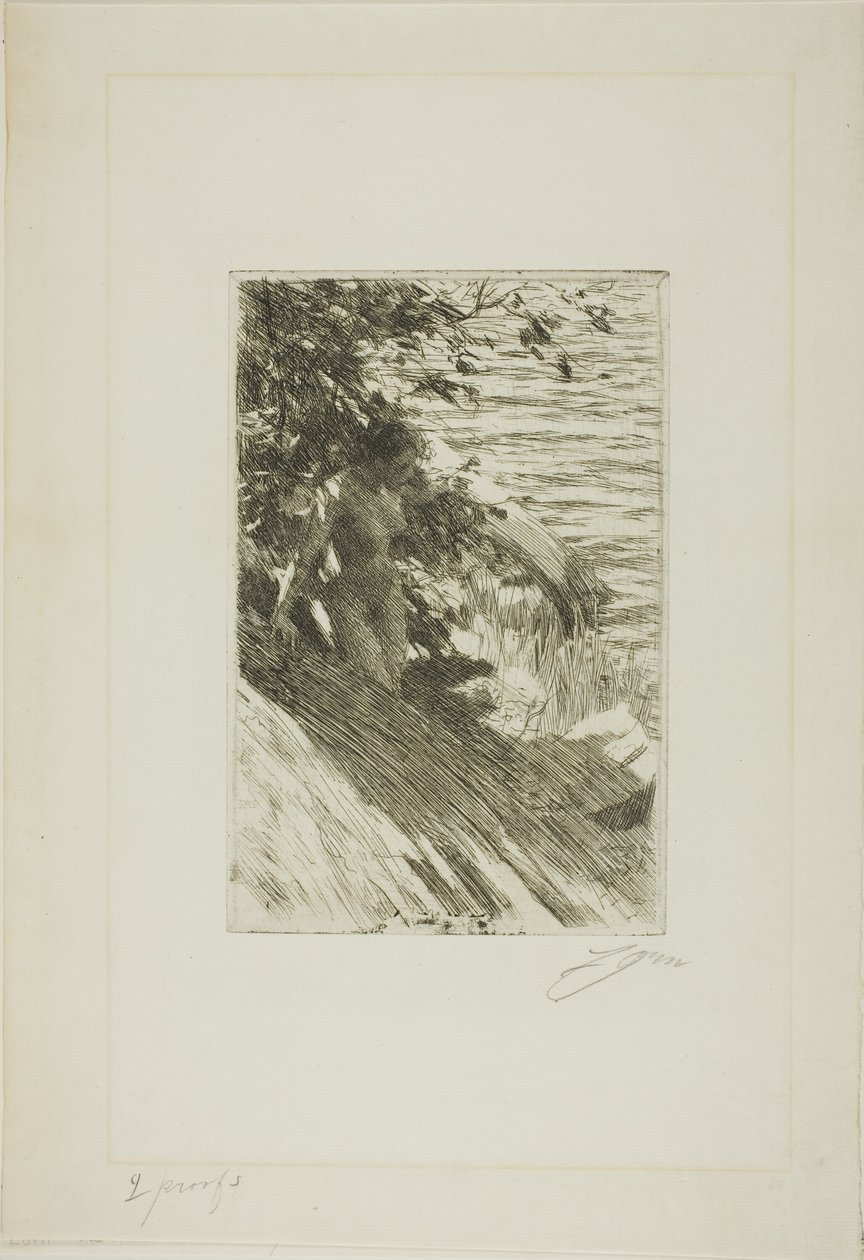 "La Grande Baigneuse" - Suuri uimari tekijältä Anders Leonard Zorn