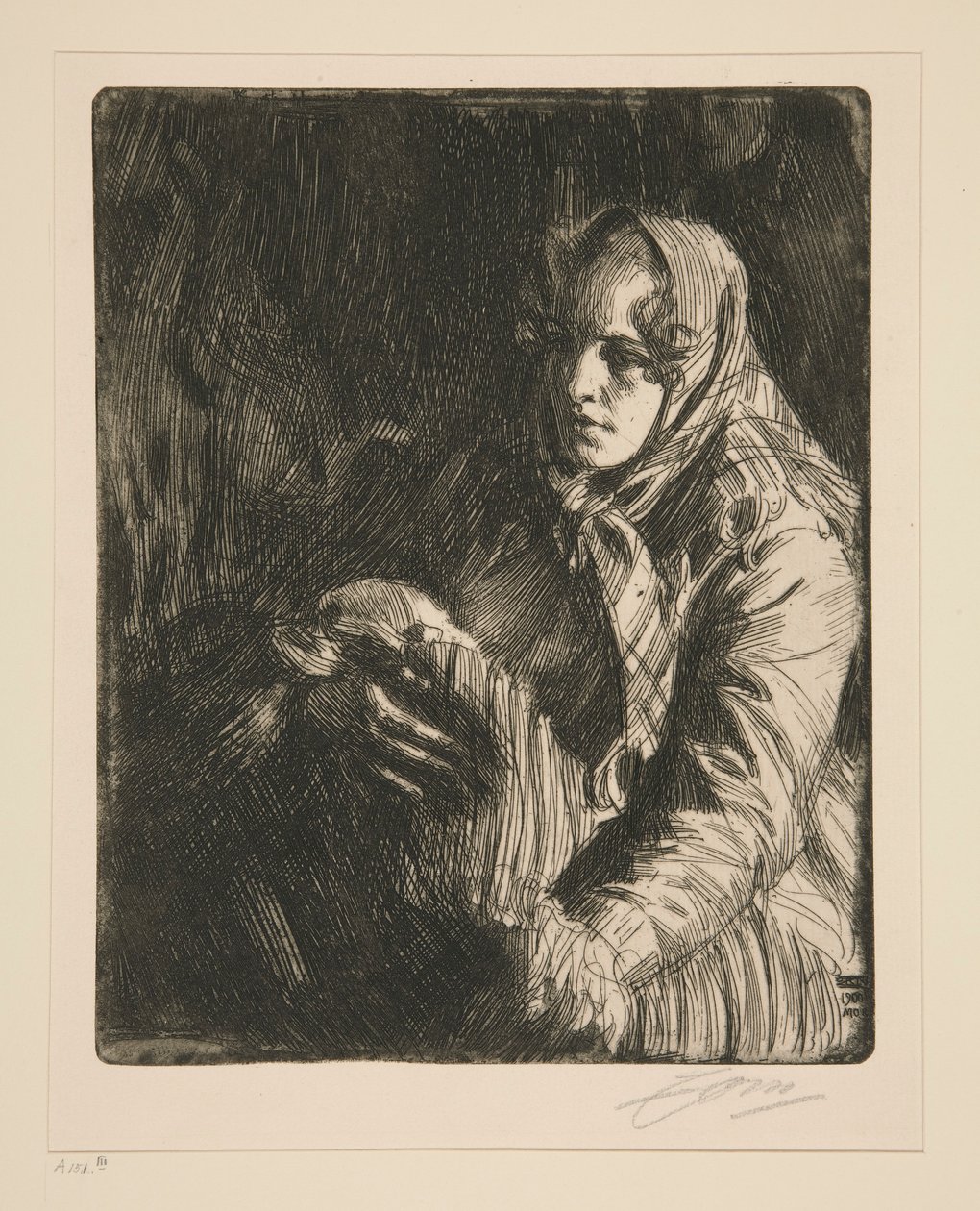 Madonna (äiti) tekijältä Anders Leonard Zorn