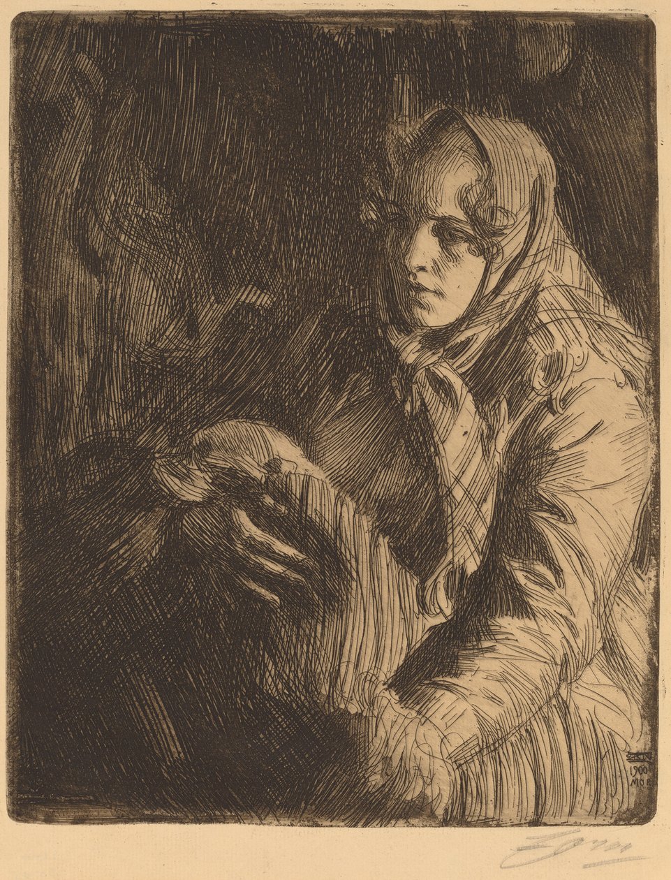 madonna tekijältä Anders Leonard Zorn