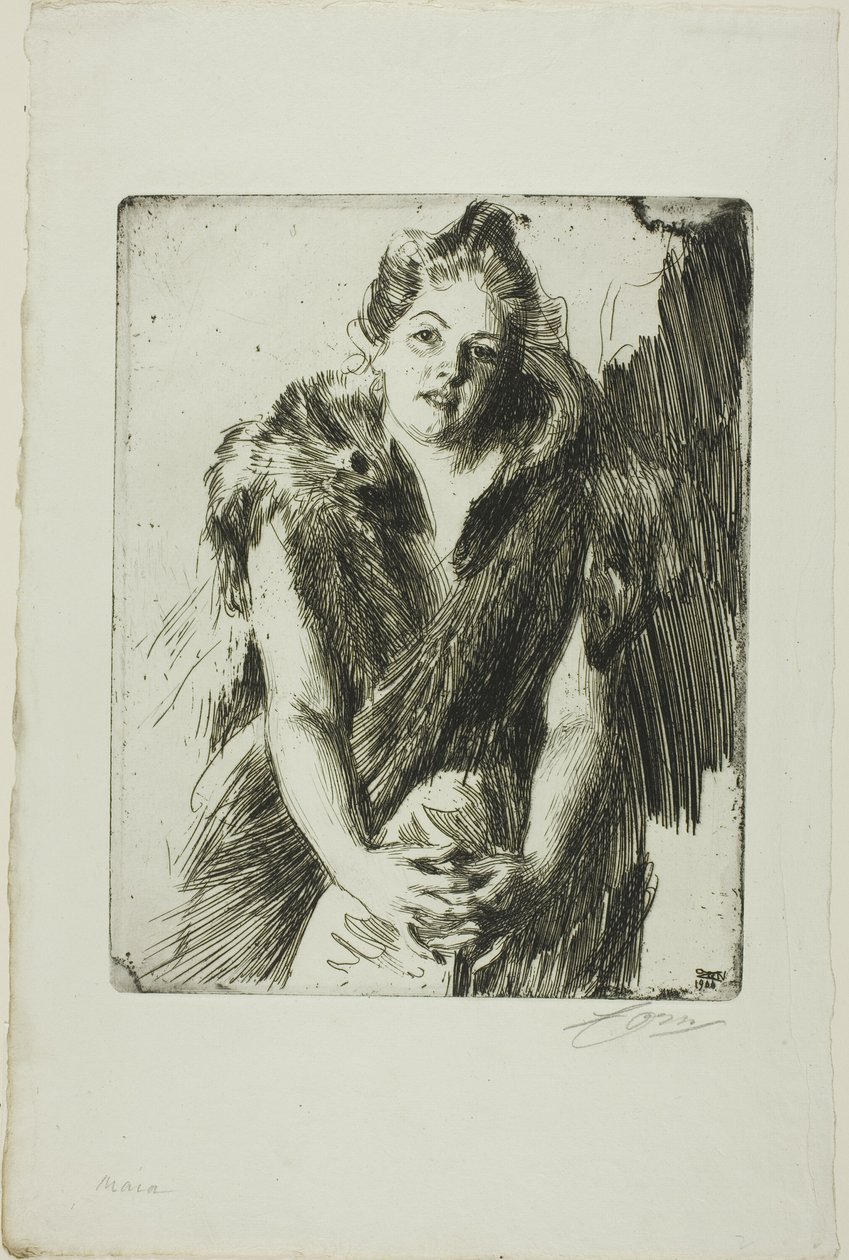 Maja von Heijne tekijältä Anders Leonard Zorn