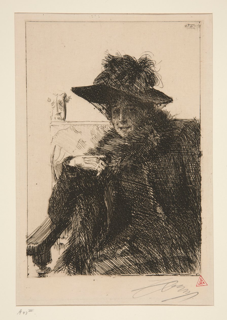 Mme. Armand Dayot tekijältä Anders Leonard Zorn