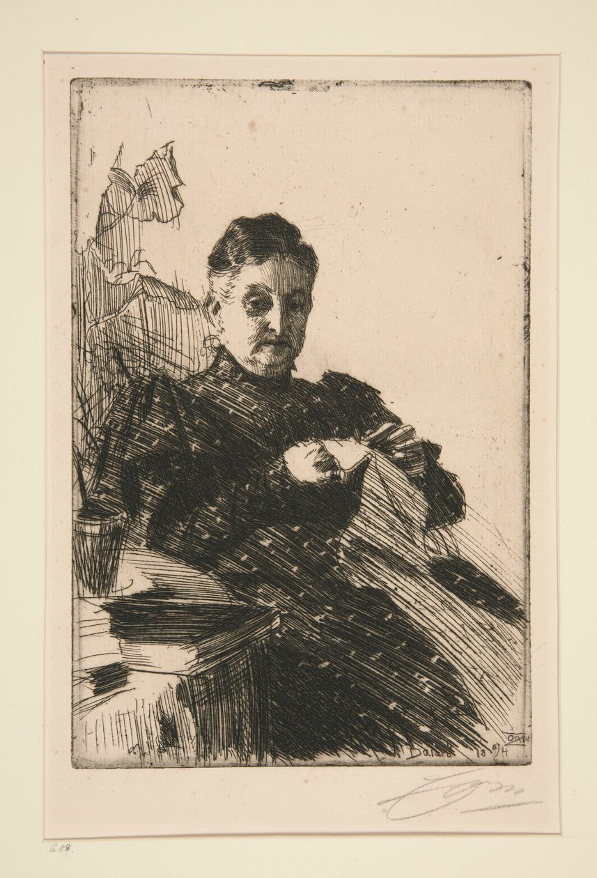 Rouva Lamm II tekijältä Anders Leonard Zorn