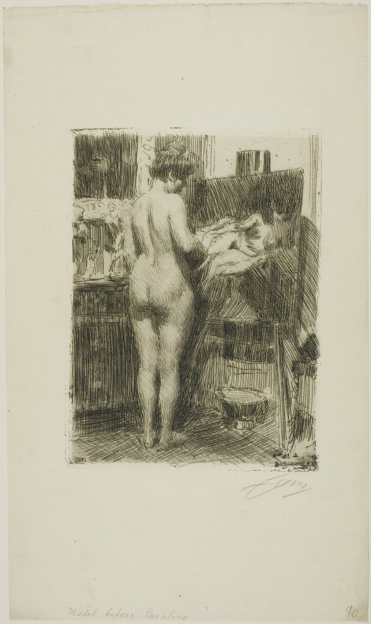 Malli ennen kuvaa tekijältä Anders Leonard Zorn