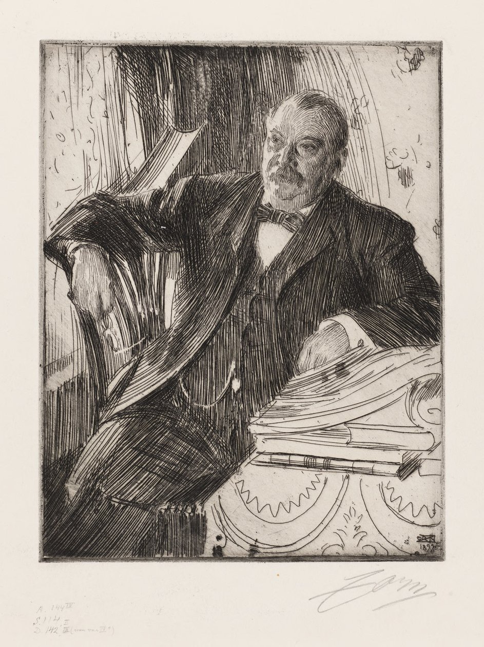 Herra Grover Cleveland tekijältä Anders Zorn