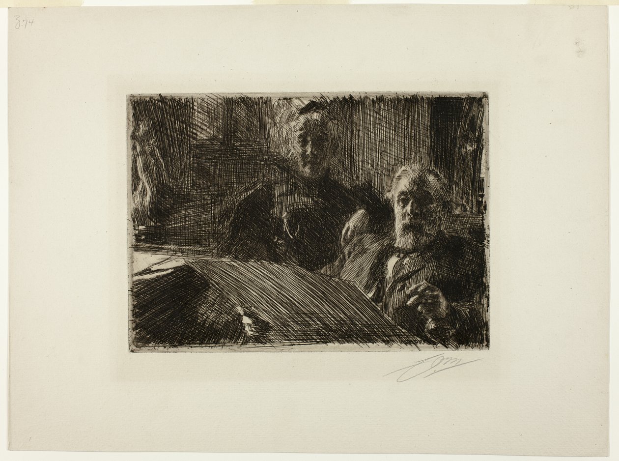 herra ja rouva Fürstenberg tekijältä Anders Leonard Zorn