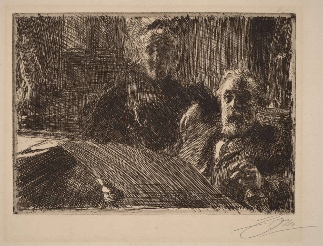 herra ja rouva Furstenburg tekijältä Anders Zorn