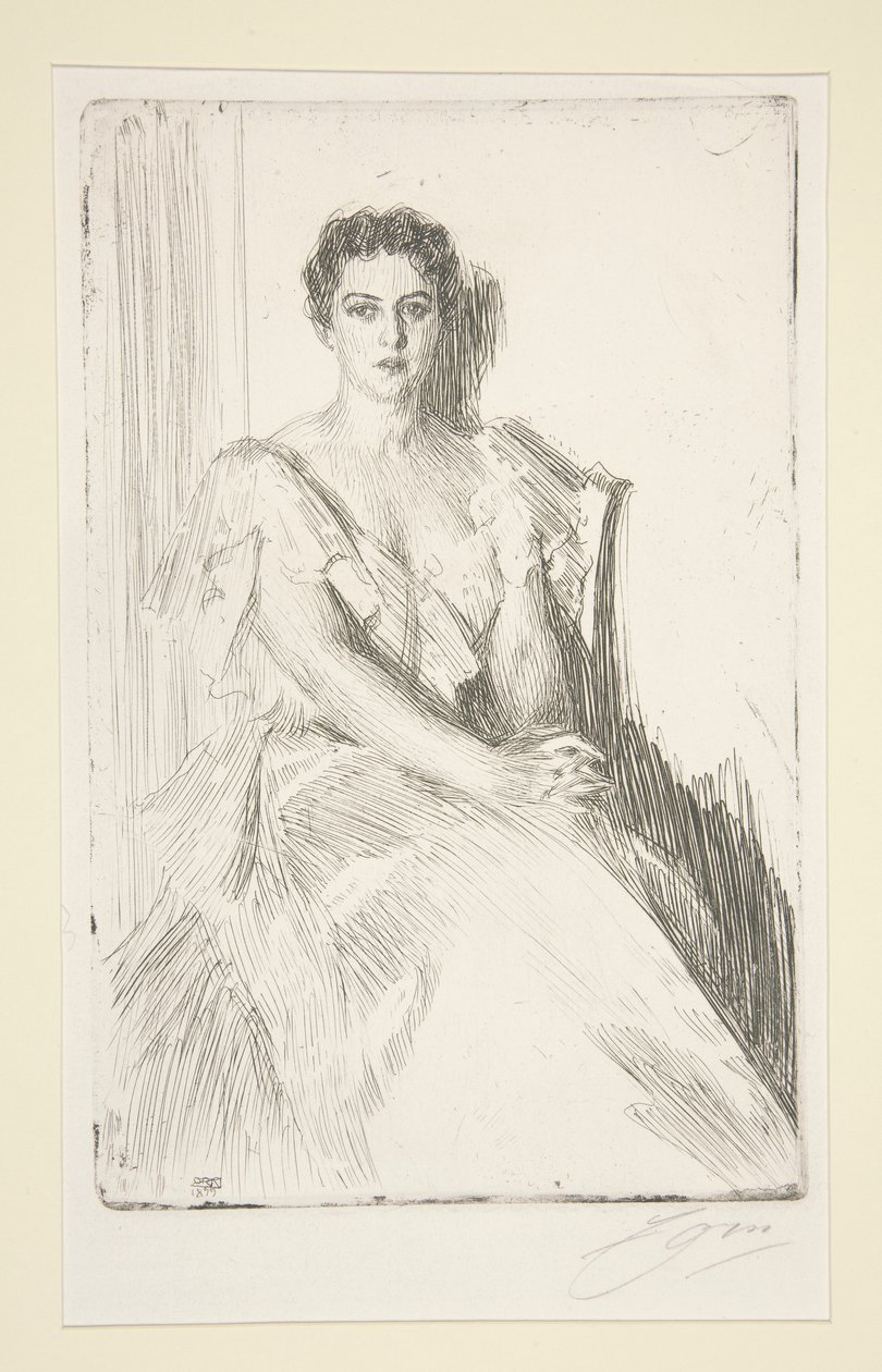 Rouva Cleveland tekijältä Anders Leonard Zorn
