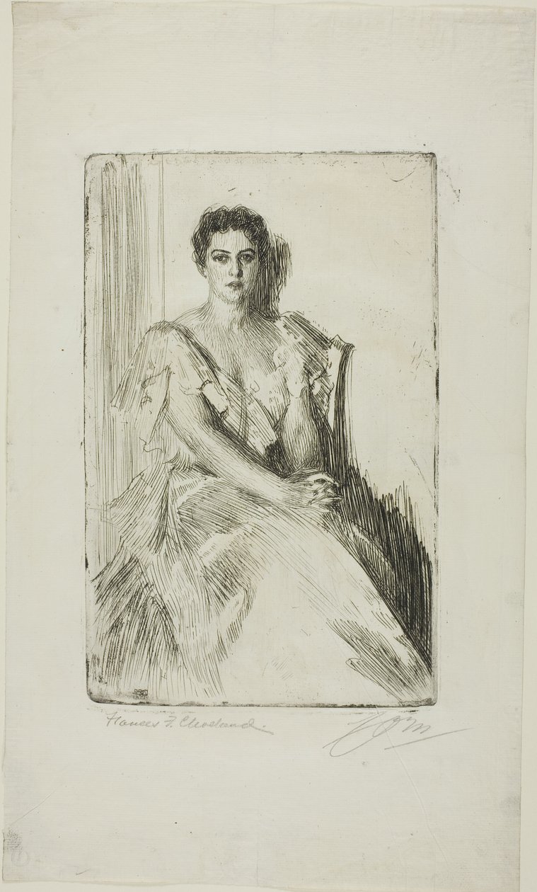 Rouva Cleveland II tekijältä Anders Leonard Zorn
