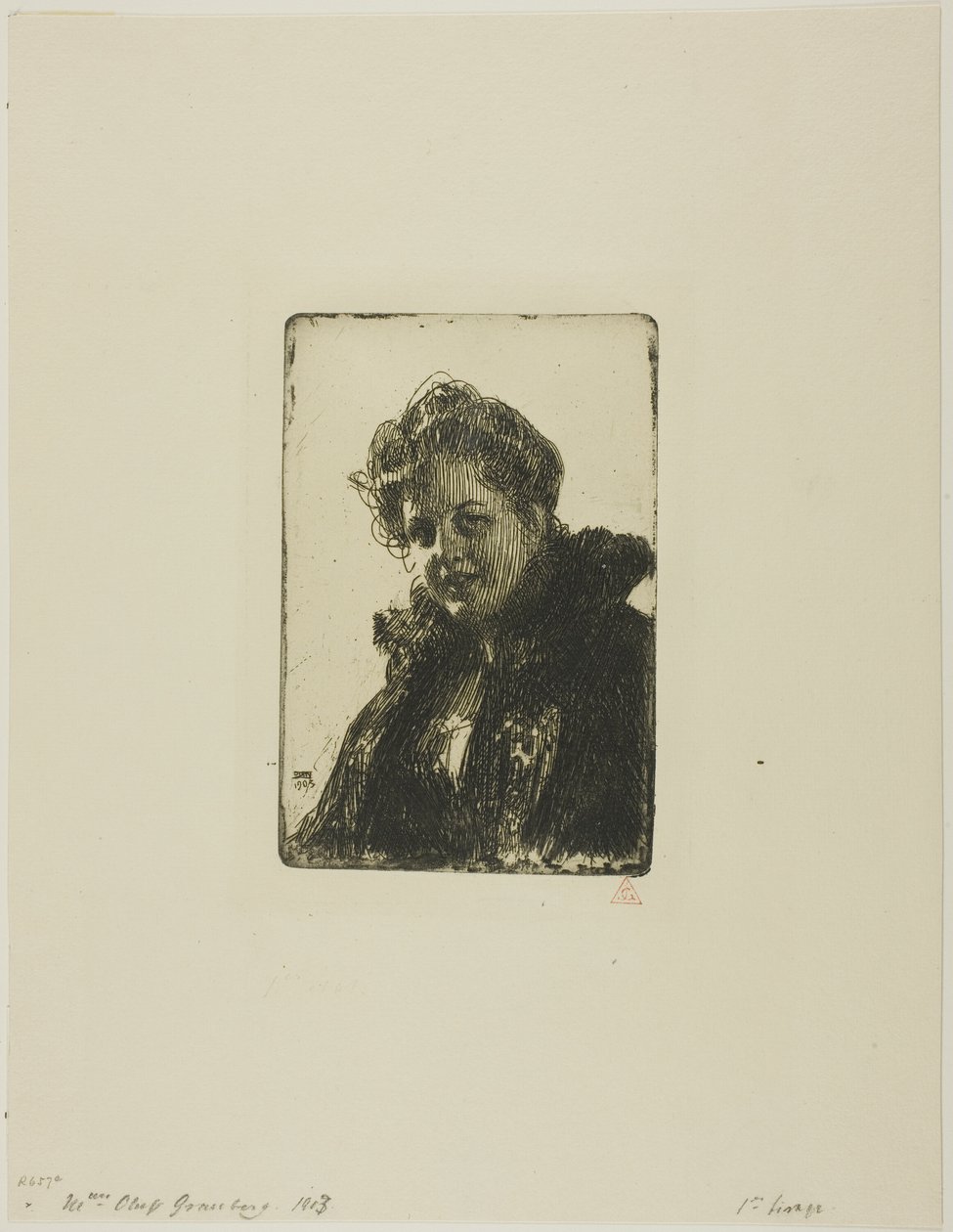 Rouva. Granberg tekijältä Anders Leonard Zorn