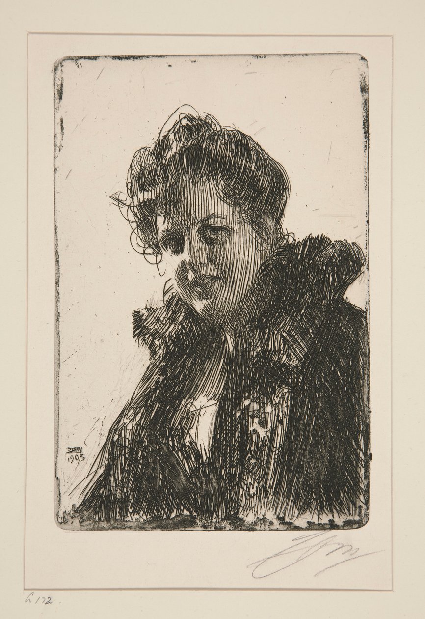 Rouva. Granberg tekijältä Anders Leonard Zorn