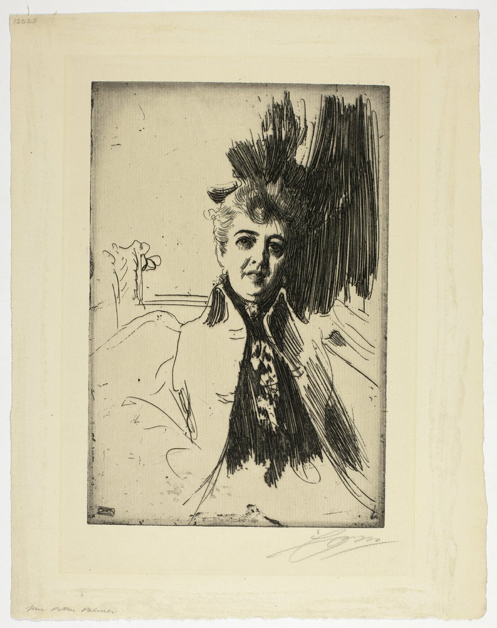 Rouva Potter Palmer tekijältä Anders Leonard Zorn