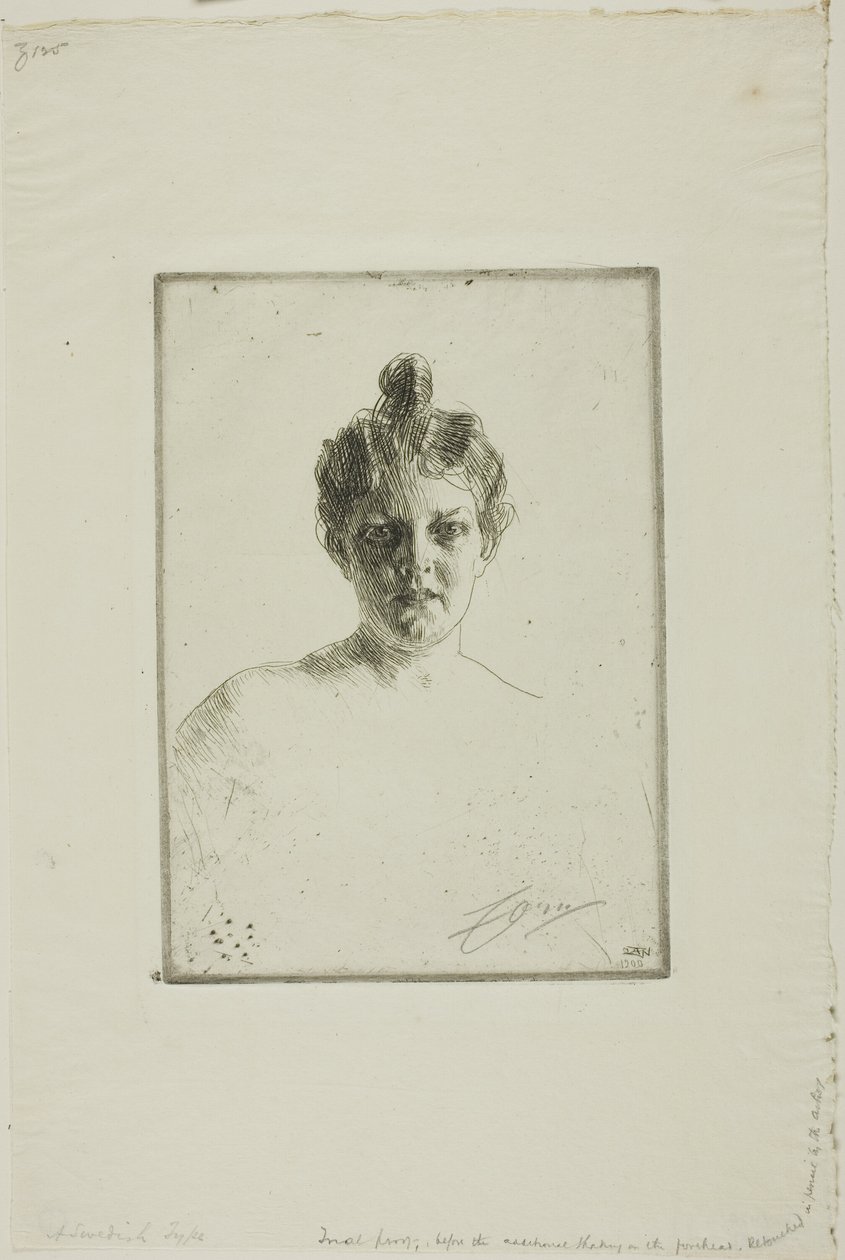 Rouva Runeberg tekijältä Anders Leonard Zorn