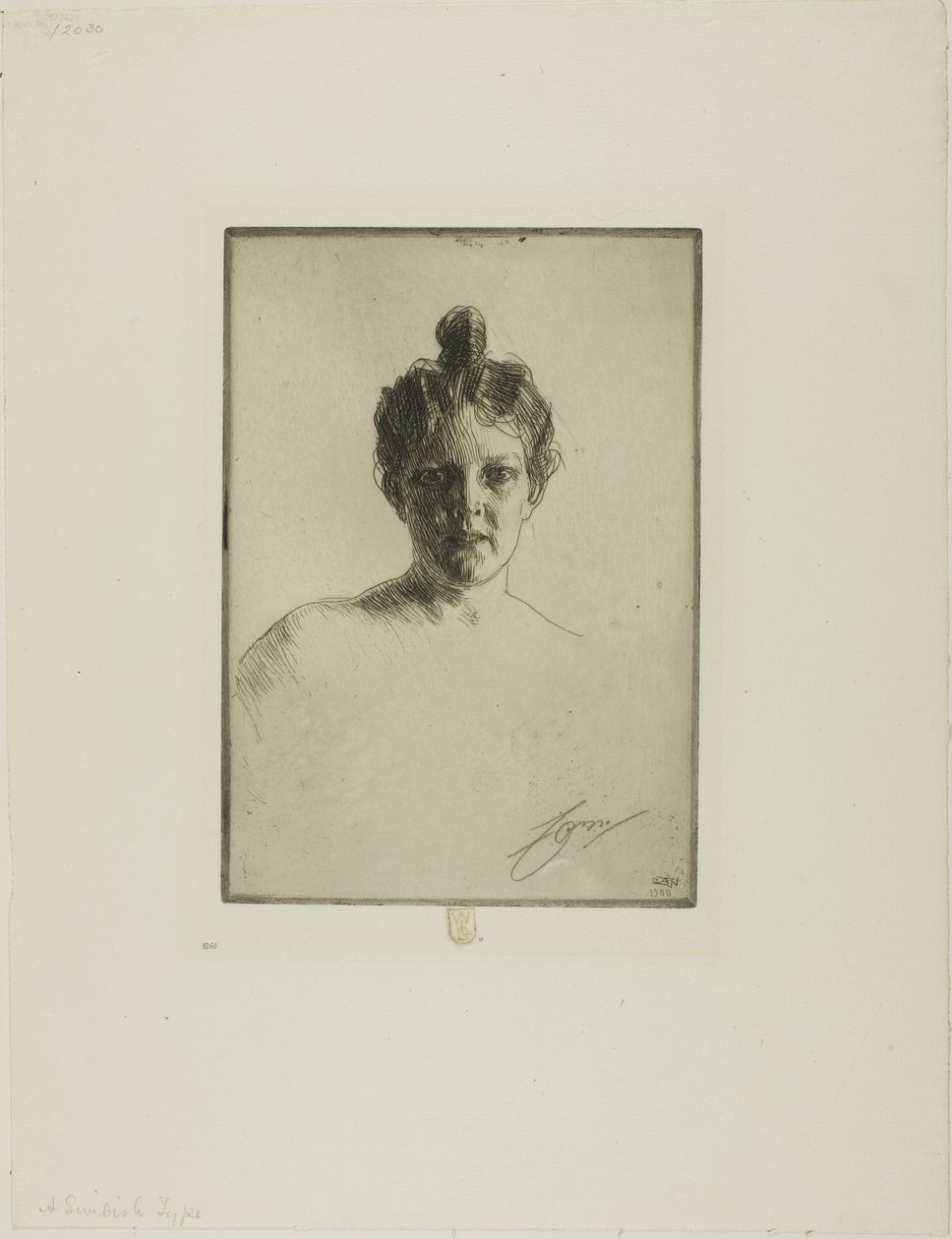 Rouva Runeberg tekijältä Anders Leonard Zorn