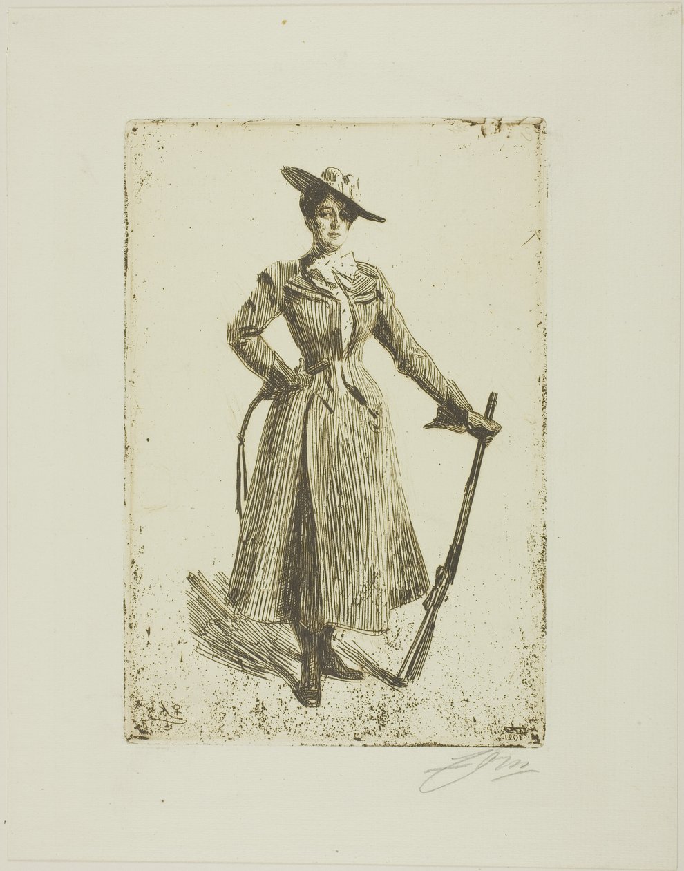Rouva Thompson Seton tekijältä Anders Leonard Zorn