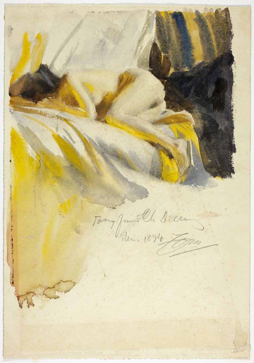 Alaston Makaa Sängyssä tekijältä Anders Leonard Zorn