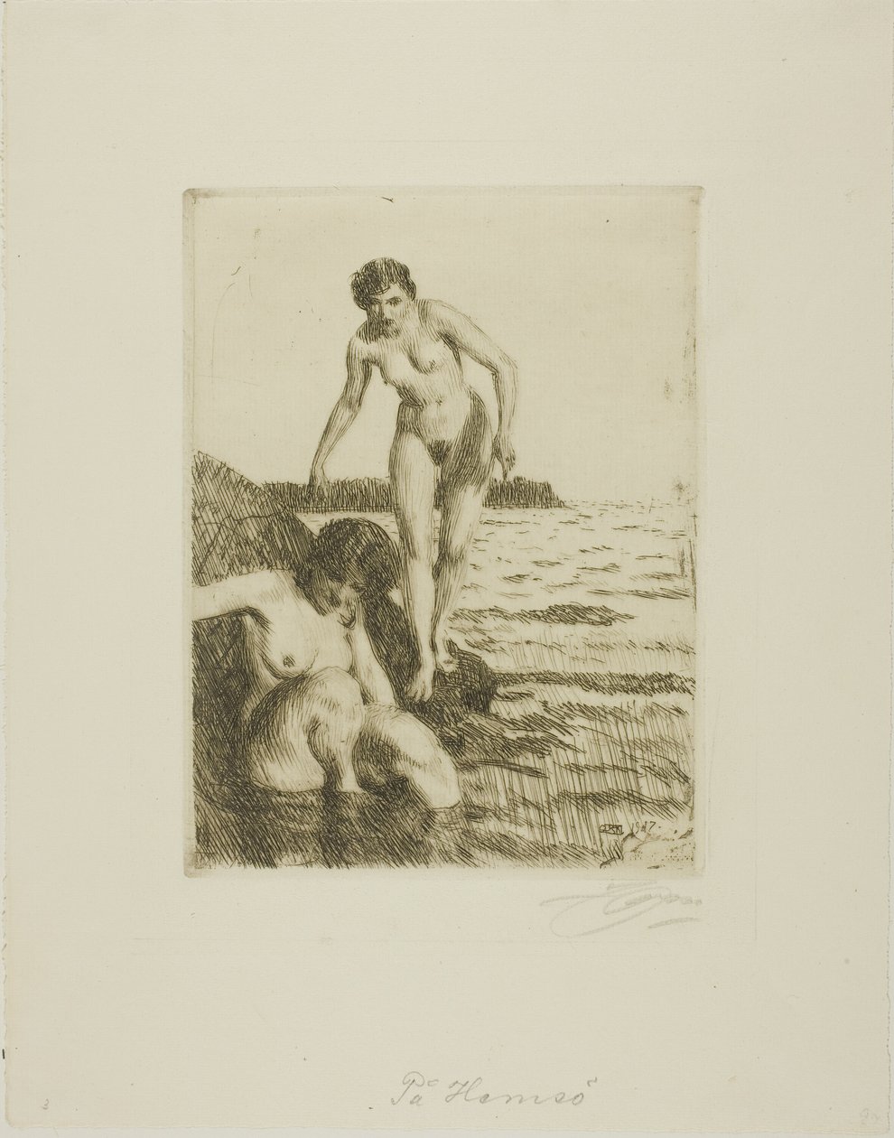 Hemsön saarella tekijältä Anders Leonard Zorn