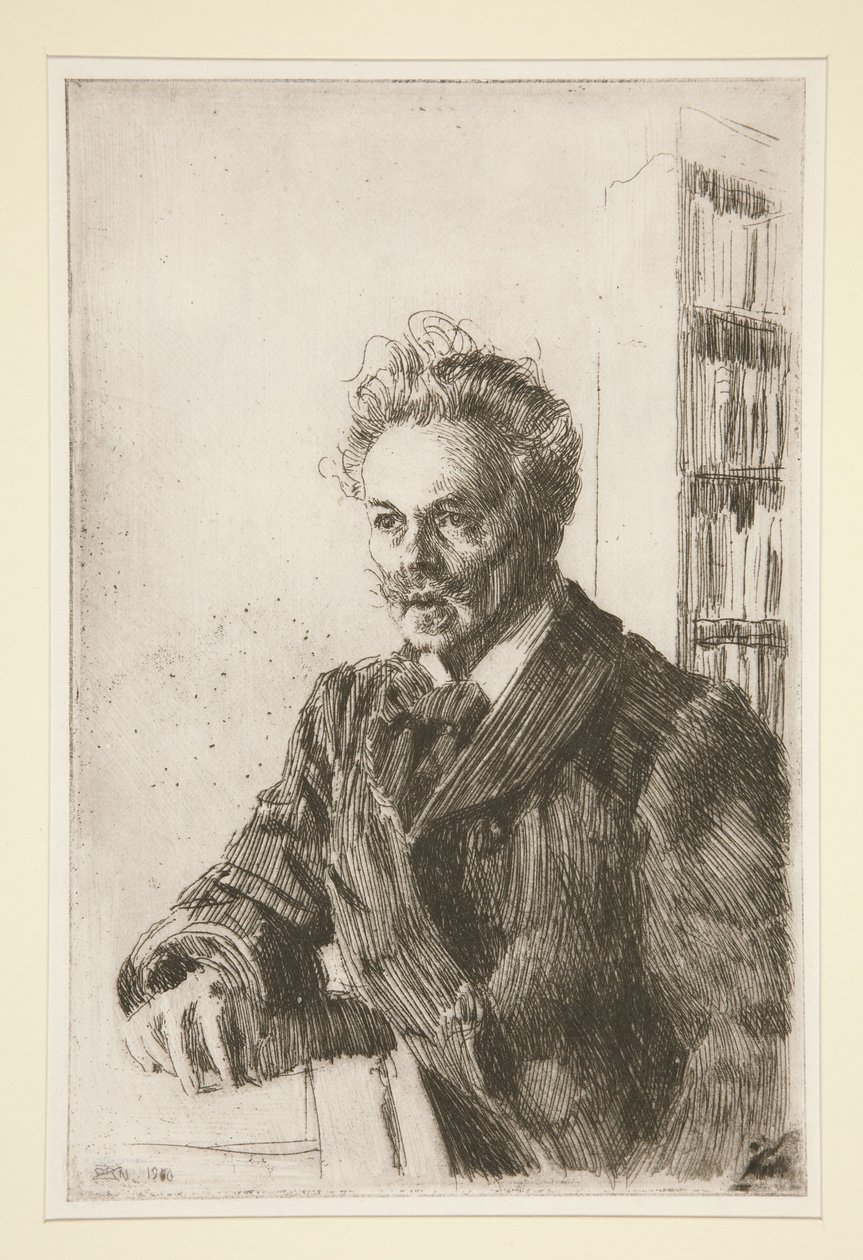 August Strindbergin muotokuva tekijältä Anders Zorn