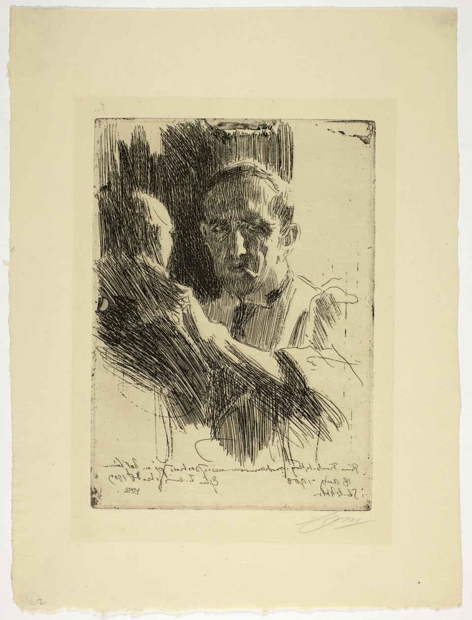 Prinssi Paul Troubetzkoy II (rintakuva) tekijältä Anders Leonard Zorn