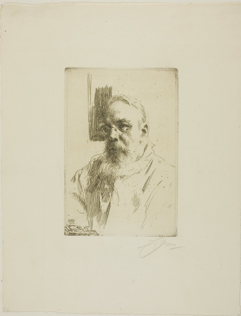Professori John Berg tekijältä Anders Leonard Zorn