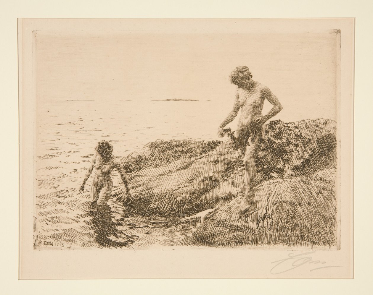 Seaward Skerries tekijältä Anders Zorn