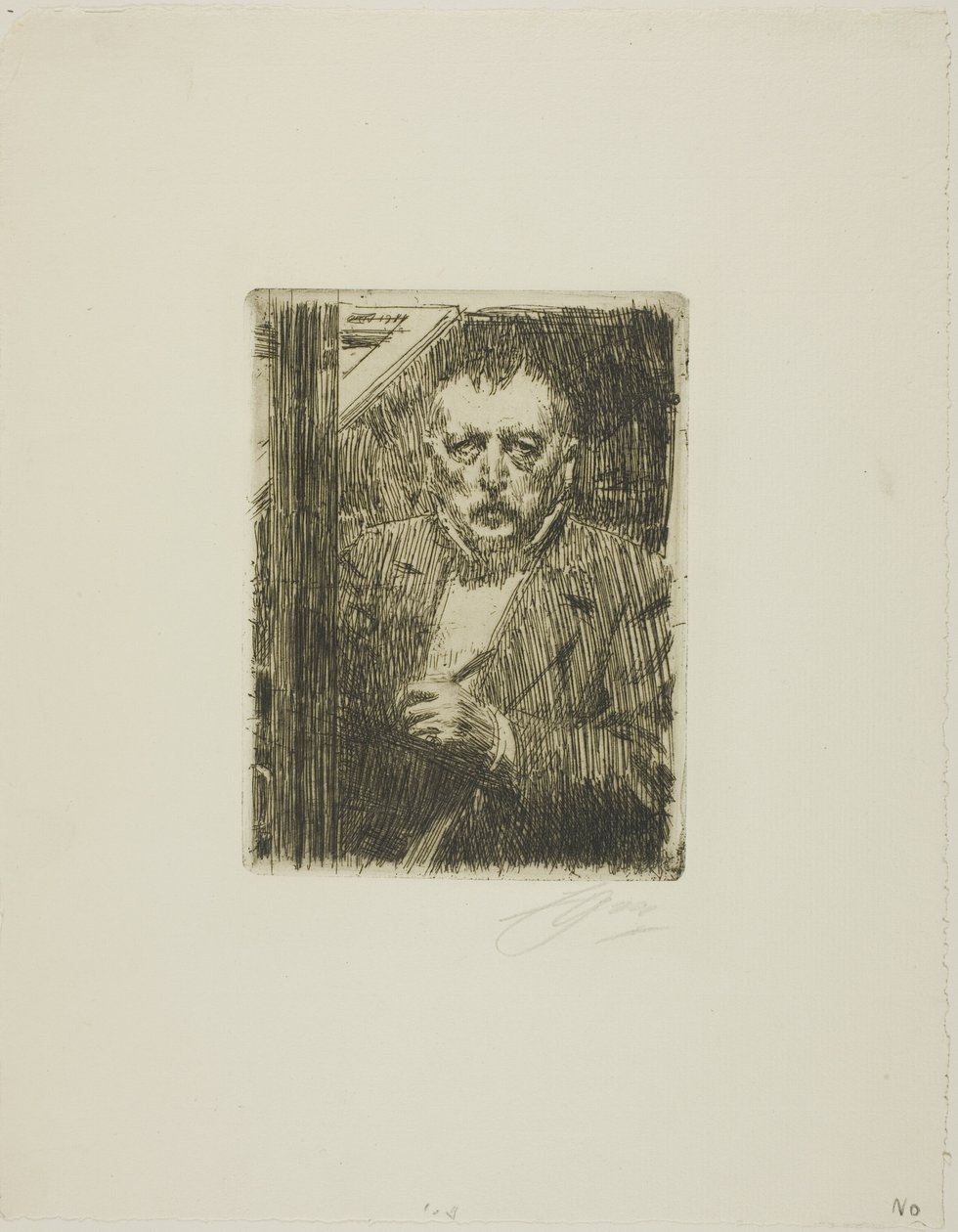 Omakuva 1911 tekijältä Anders Leonard Zorn