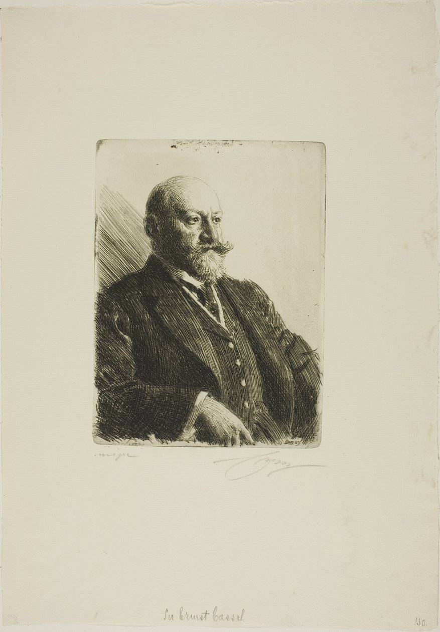 Sir Ernest Cassel tekijältä Anders Leonard Zorn