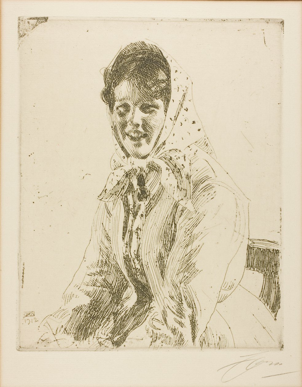 Skeri tyttö tekijältä Anders Leonard Zorn