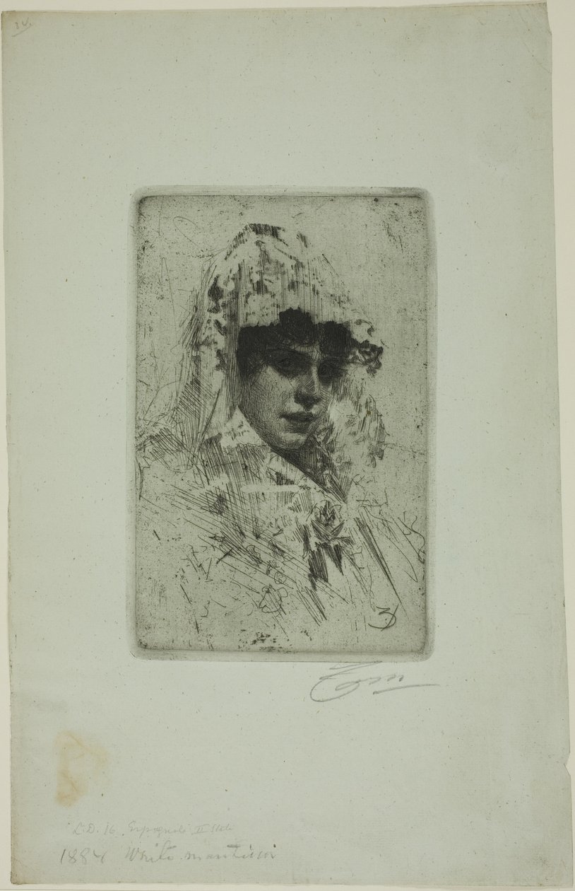 espanjalainen nainen tekijältä Anders Leonard Zorn