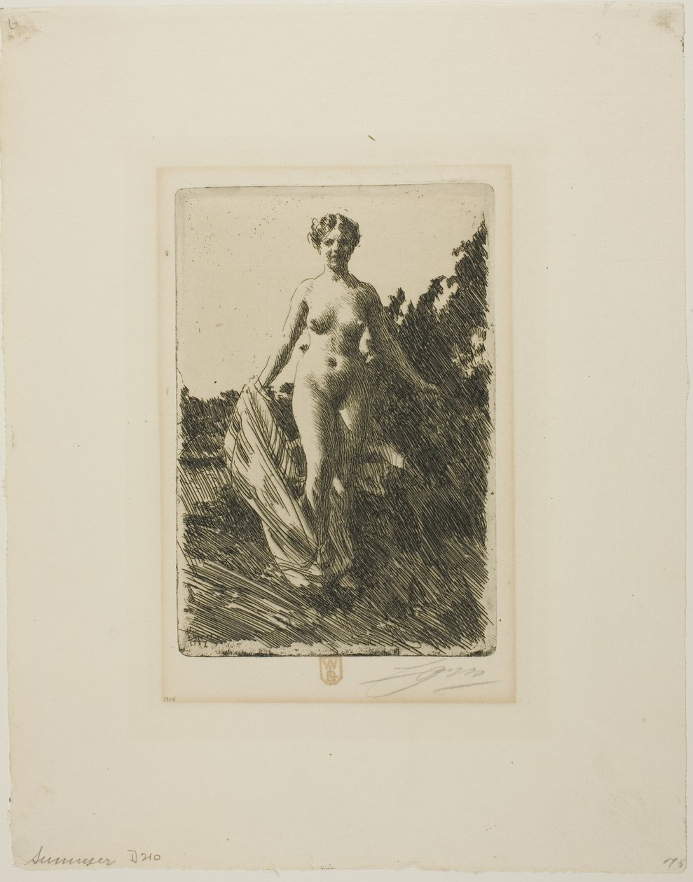 Kesä tekijältä Anders Leonard Zorn