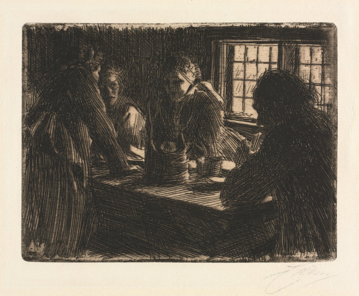 Morsiamen piika tekijältä Anders Leonard Zorn