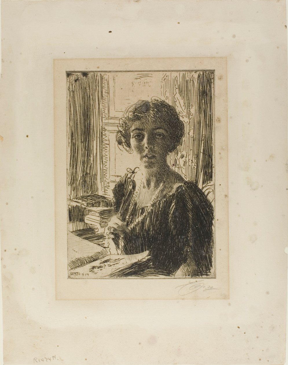 Ruotsin kruununprinsessa Margaret tekijältä Anders Leonard Zorn