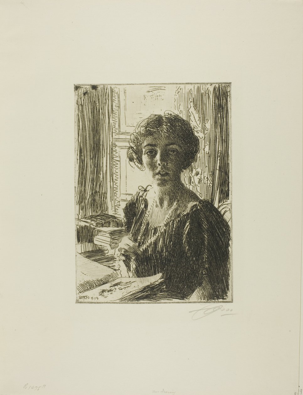 Ruotsin kruununprinsessa Margaret tekijältä Anders Leonard Zorn