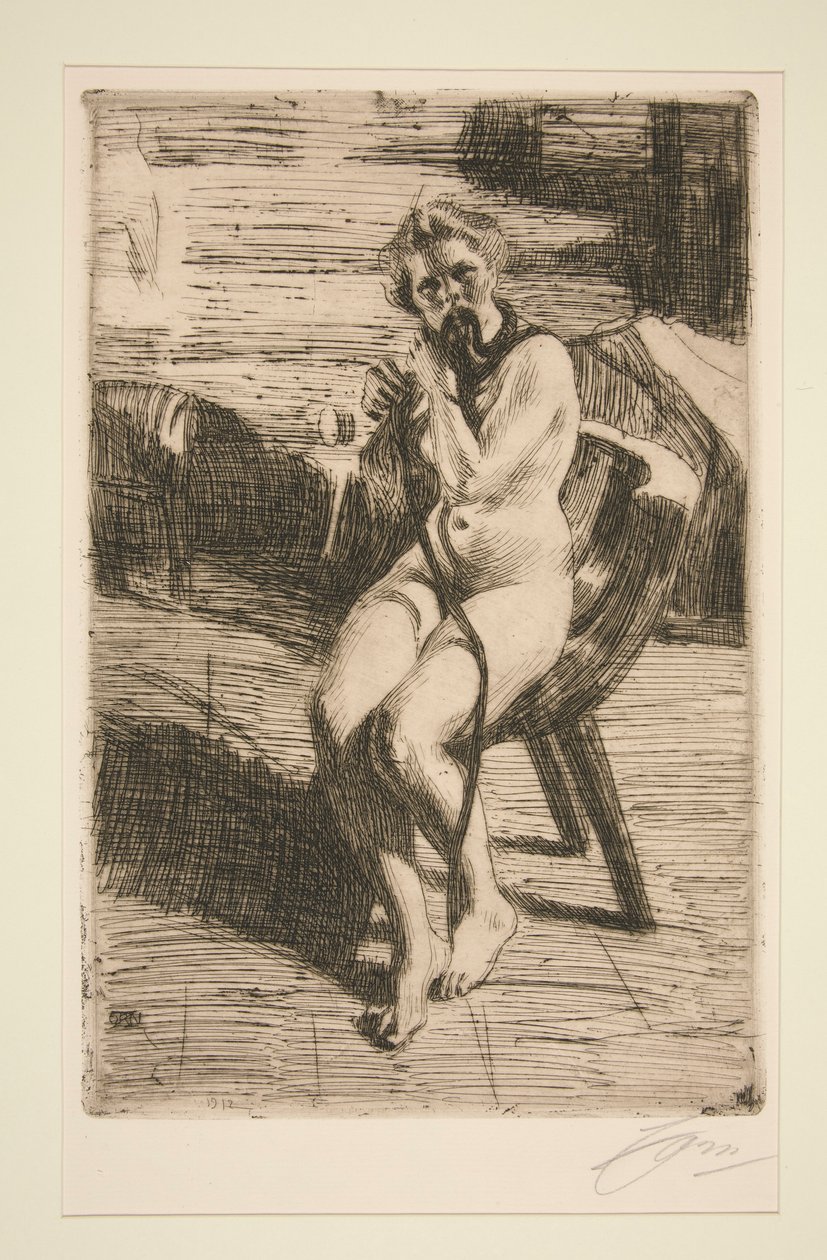 Hiusnauha, 1912 tekijältä Anders Leonard Zorn