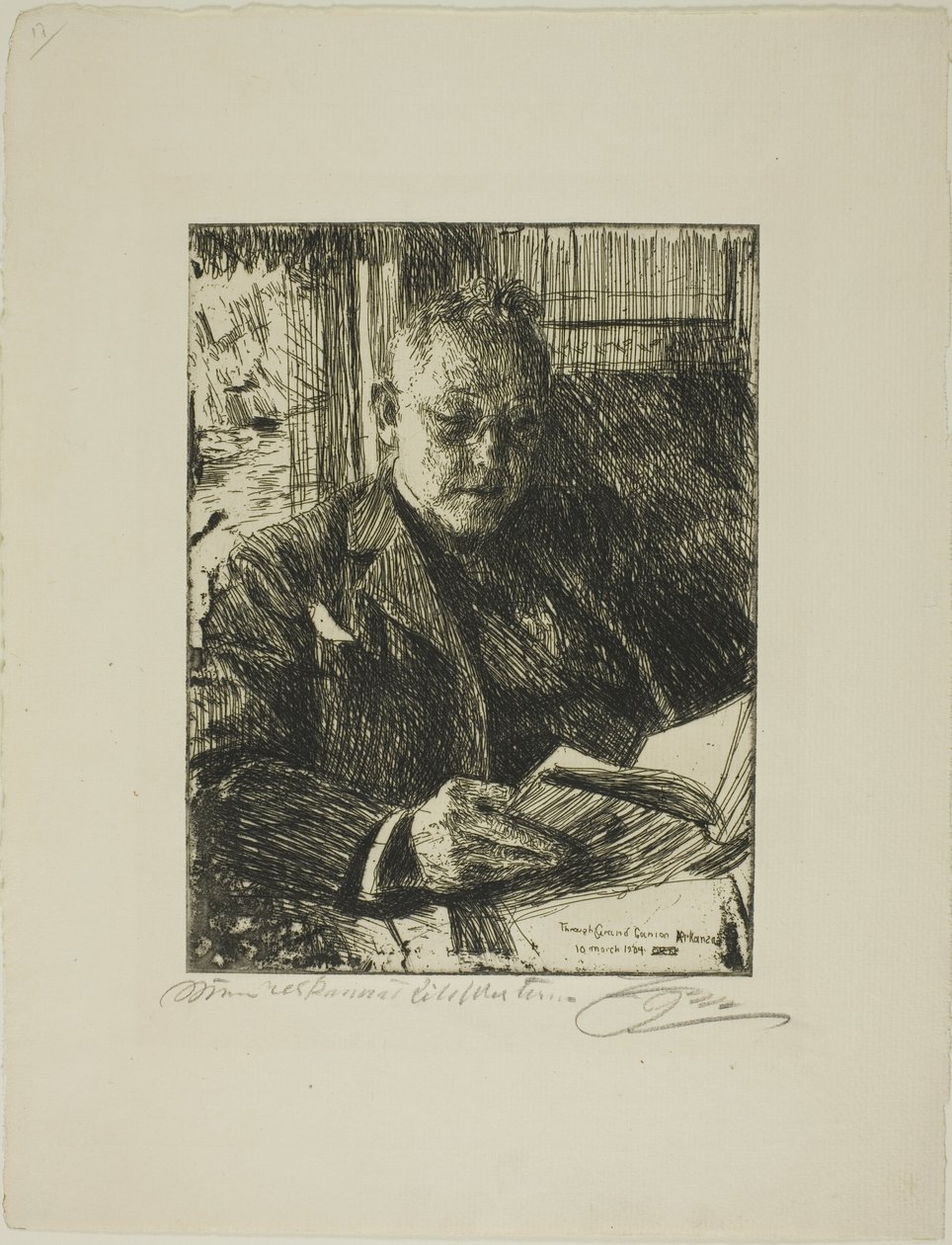 Matkakumppani (Mr. Ch. Deering) tekijältä Anders Leonard Zorn
